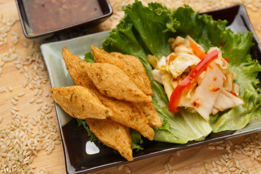 Fried fish cakes